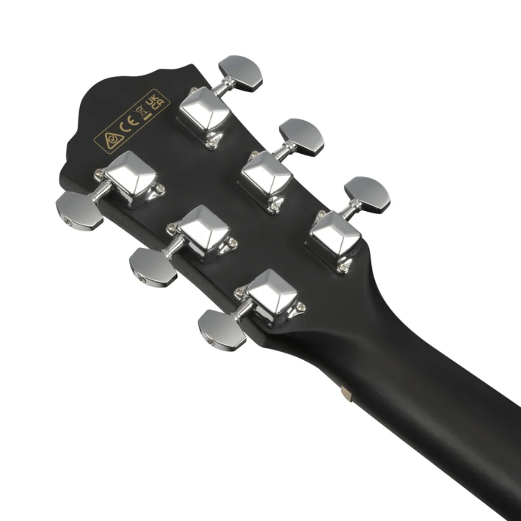 Ibanez VC44CE Acoustic Guitar - Open Pore Weathered Black - Image 6