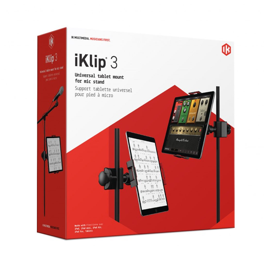 IK iKlip 3 - Universal Mic Stand Support for iPad & Tablets - Image 6