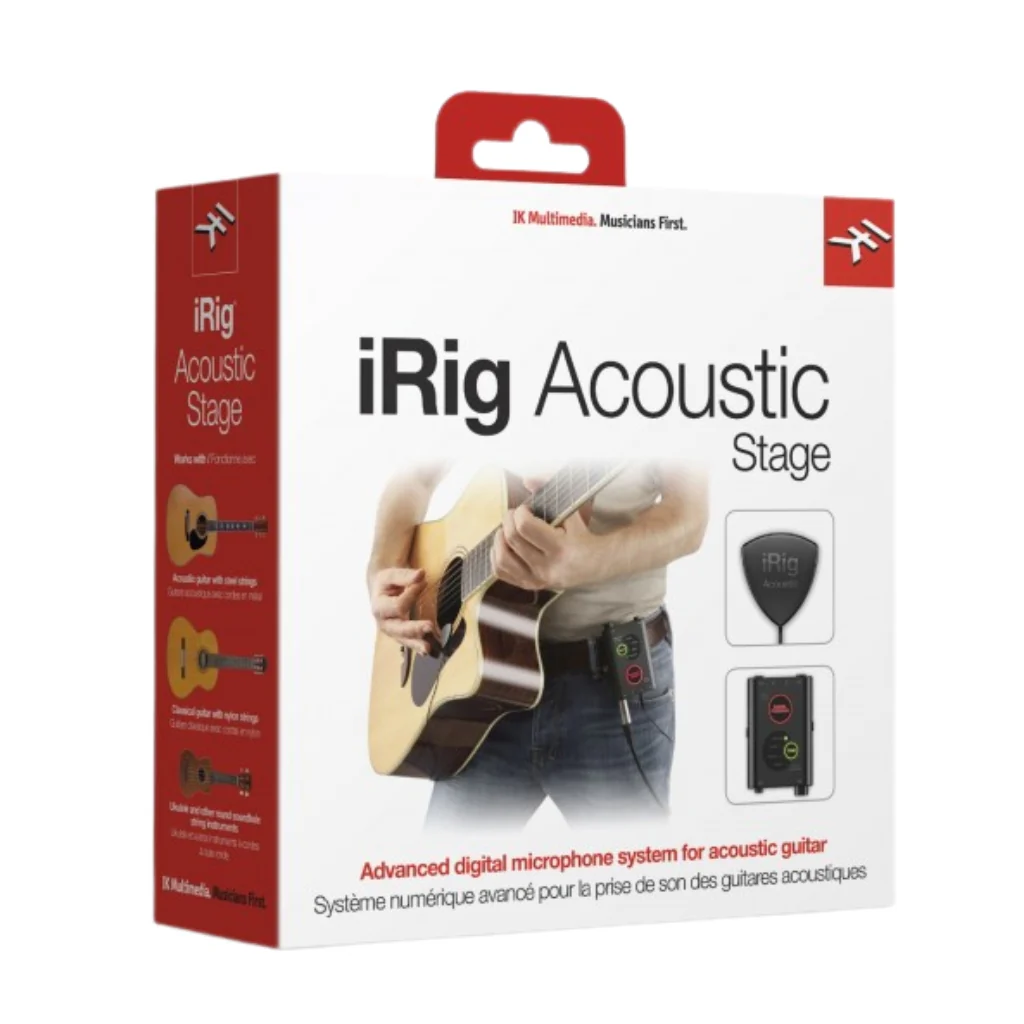 IK iRig Acoustic Stage - Advanced Digital Microphone System for Acoustic Guitar - 32-bit Preamp/DSP - Image 5