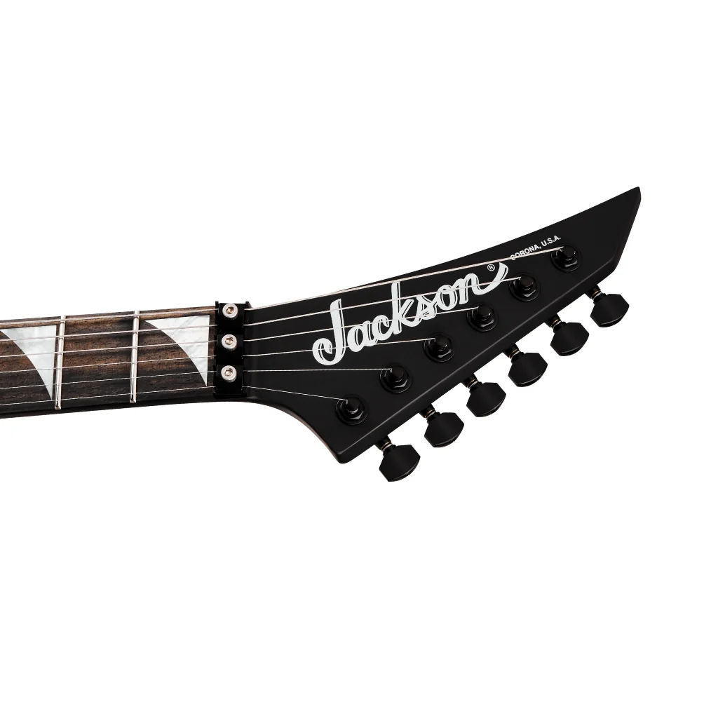 Jackson American Series Rhoads RR24 Electric Guitar - Satin Black, Ebony Fingerboard - Image 4
