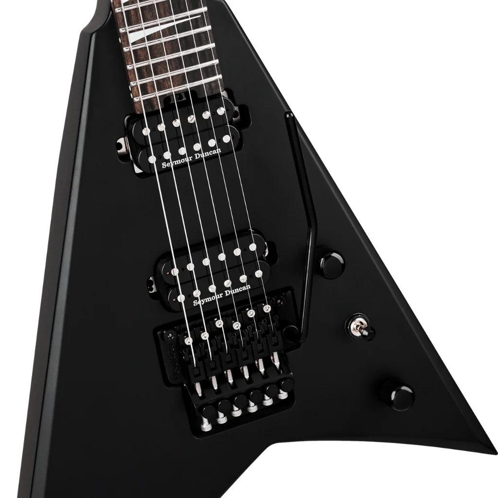 Jackson American Series Rhoads RR24 Electric Guitar - Satin Black, Ebony Fingerboard - Image 6