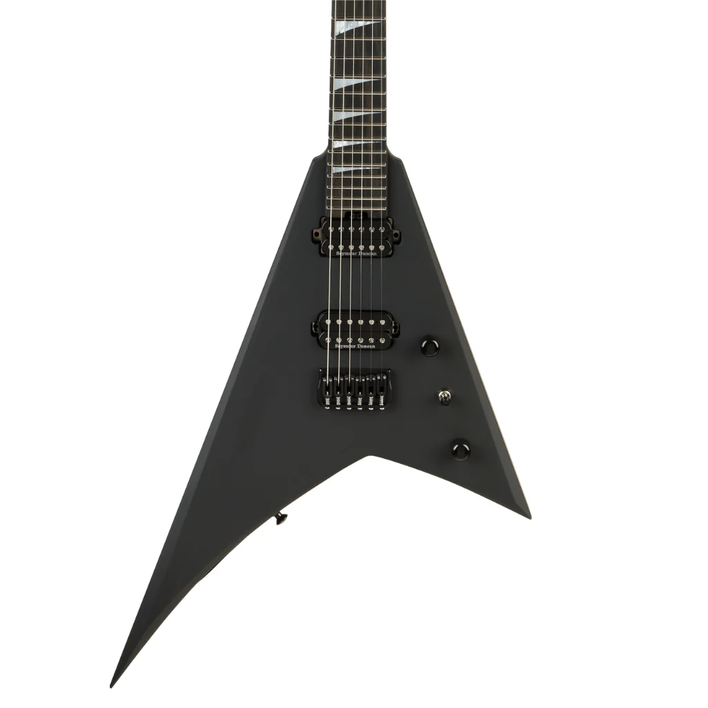 Jackson American Series Rhoads RR24 HT Electric Guitar - Satin Black, Ebony Fingerboard
