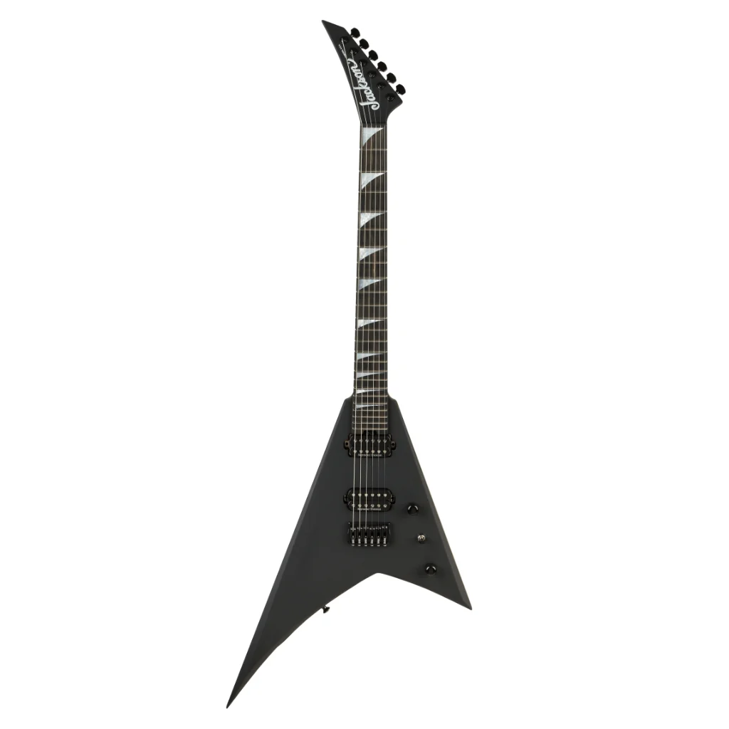 Jackson American Series Rhoads RR24 HT Electric Guitar - Satin Black, Ebony Fingerboard - Image 2