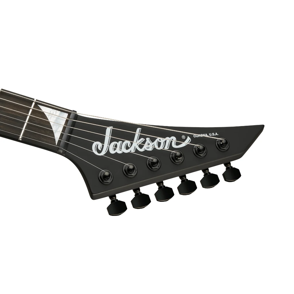 Jackson American Series Rhoads RR24 HT Electric Guitar - Satin Black, Ebony Fingerboard - Image 4
