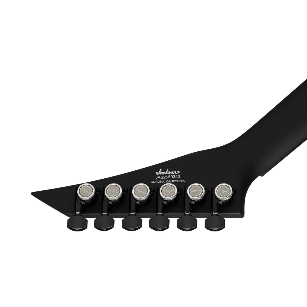 Jackson American Series Rhoads RR24 HT Electric Guitar - Satin Black, Ebony Fingerboard - Image 5