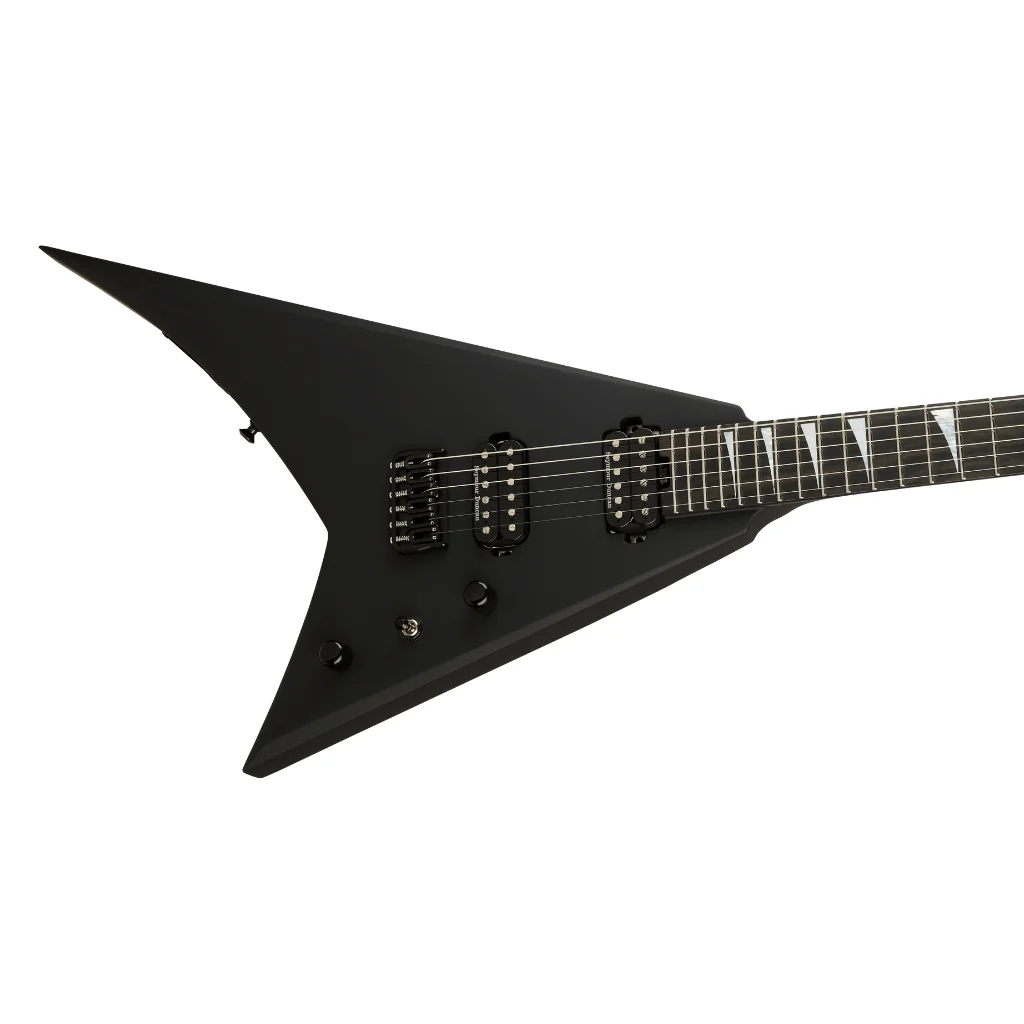 Jackson American Series Rhoads RR24 HT Electric Guitar - Satin Black, Ebony Fingerboard - Image 7