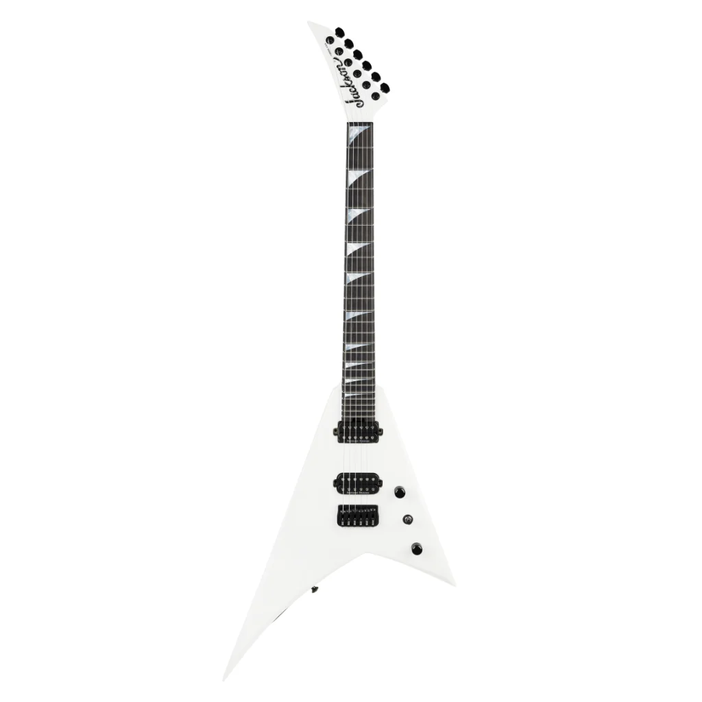 Jackson American Series Rhoads RR24 HT Electric Guitar - Snow White, Ebony Fingerboard - Image 2