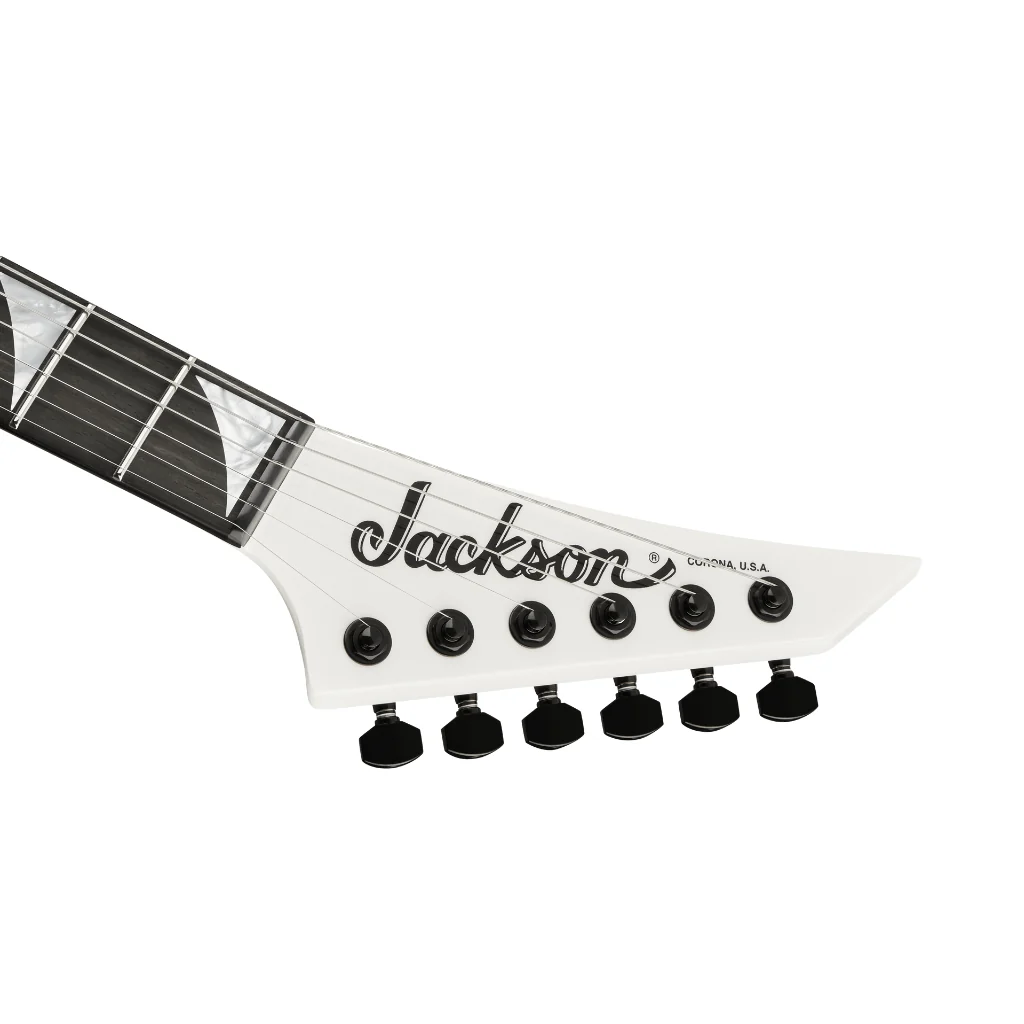 Jackson American Series Rhoads RR24 HT Electric Guitar - Snow White, Ebony Fingerboard - Image 4
