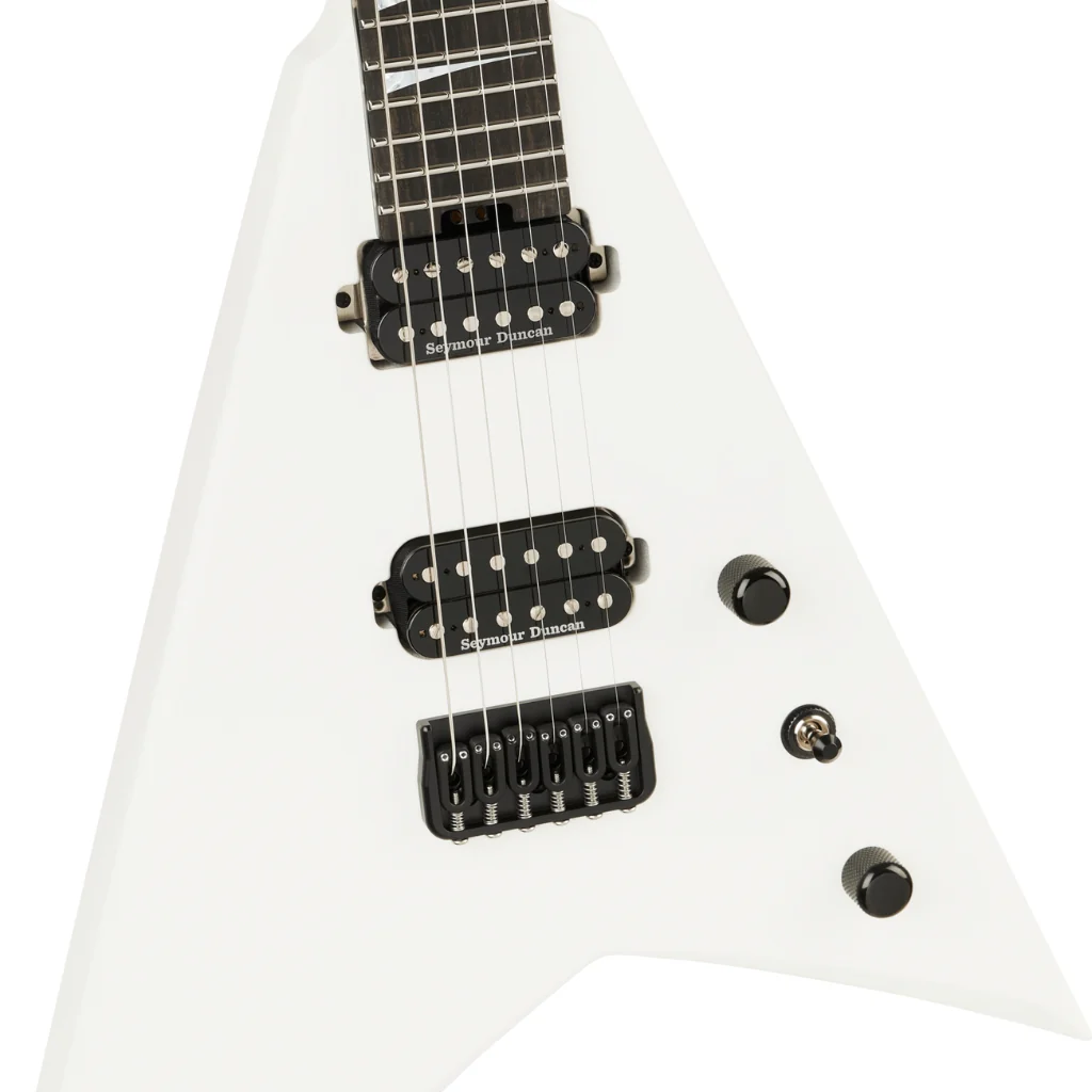 Jackson American Series Rhoads RR24 HT Electric Guitar - Snow White, Ebony Fingerboard - Image 6