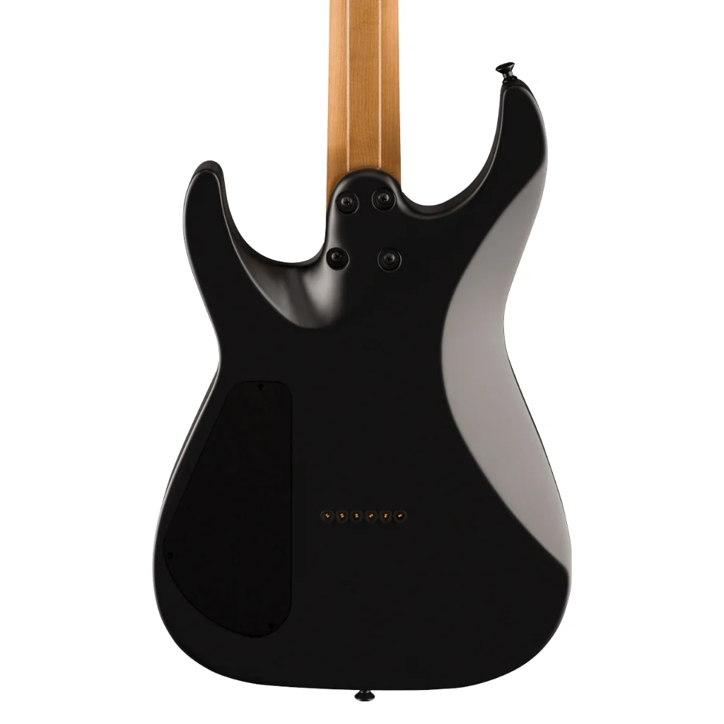 Jackson American Series Virtuoso Hardtail with Streaked Ebony Fingerboard - Satin Black - Image 2