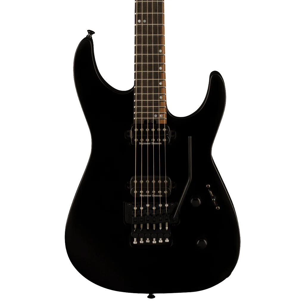 Jackson American Series Virtuoso, Streaky Ebony Fingerboard, Satin Black