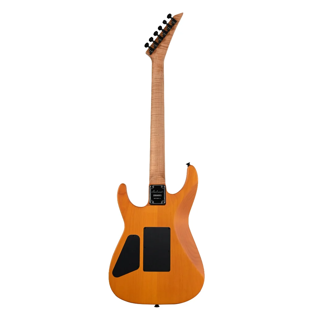 Jackson Custom Shop DK 2H FR Flame Maple Top Electric Guitar - Trans Amber - Image 5