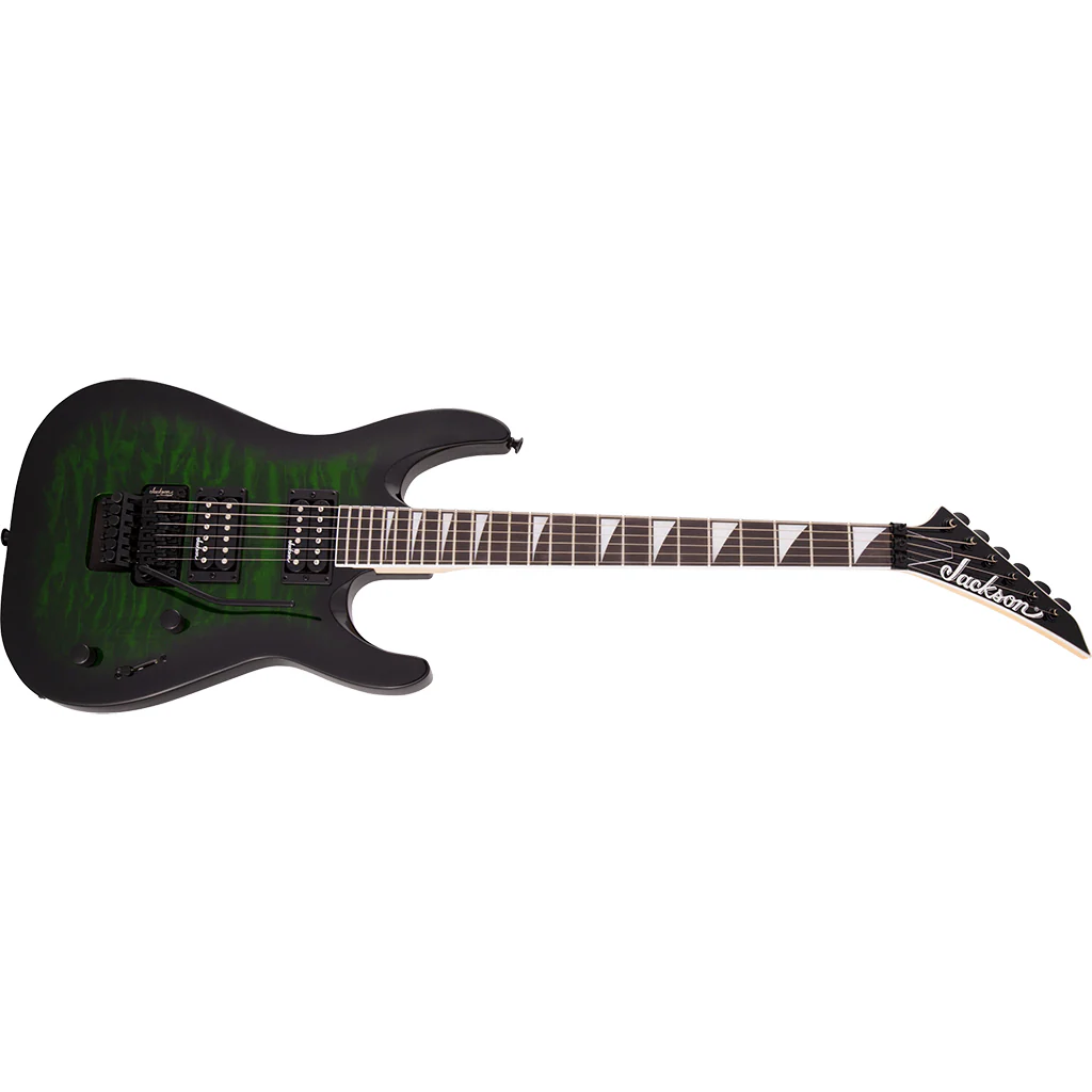Jackson Guitar - Js Series Dinky Arch Top JS32Q - Transparent Green Burst - Amaranth Fingerboard | Electric Guitars | 2918804587 - Image 7