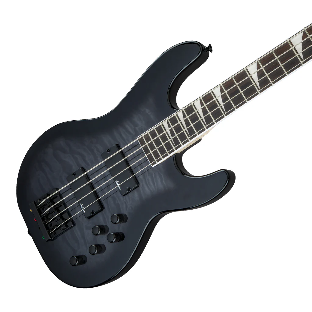 Jackson JS Series Concert Bass JS3Q, Amaranth Fingerboard, Transparent Black Burst | Bass Guitars | 2919026585 - Image 7