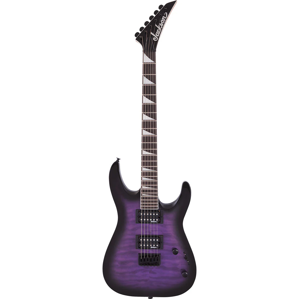 Jackson - JS Series Dinky Arch Top JS32Q DKA HT, Amaranth Fingerboard, Transparent Purple Burst | Electric Guitars | 2918809592 - Image 2