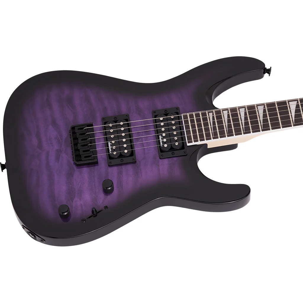 Jackson - JS Series Dinky Arch Top JS32Q DKA HT, Amaranth Fingerboard, Transparent Purple Burst | Electric Guitars | 2918809592 - Image 4
