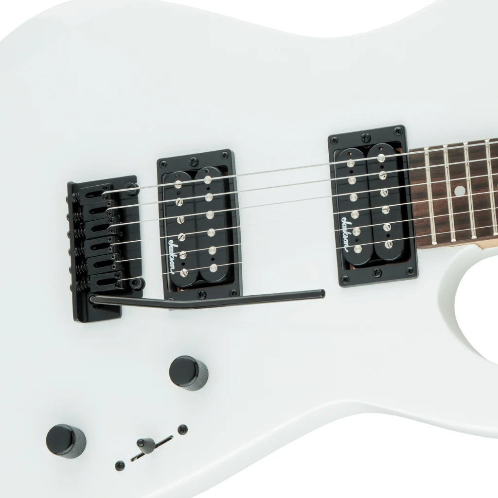 Jackson JS Series Dinky JS11 Electric Guitar - Snow White, Amaranth Fingerboard - Image 6