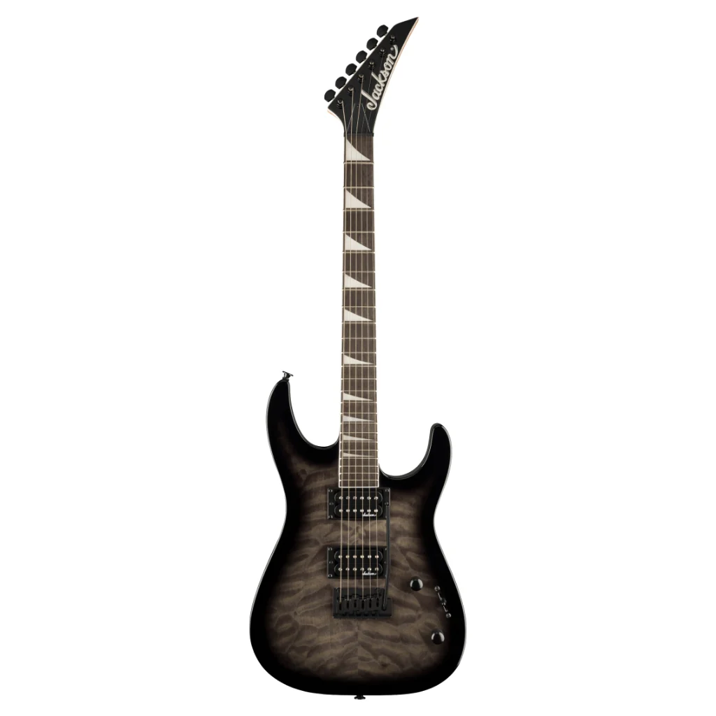 Jackson JS Series Dinky JS20 DKQ 2PT in Transparent Black Burst - Image 2