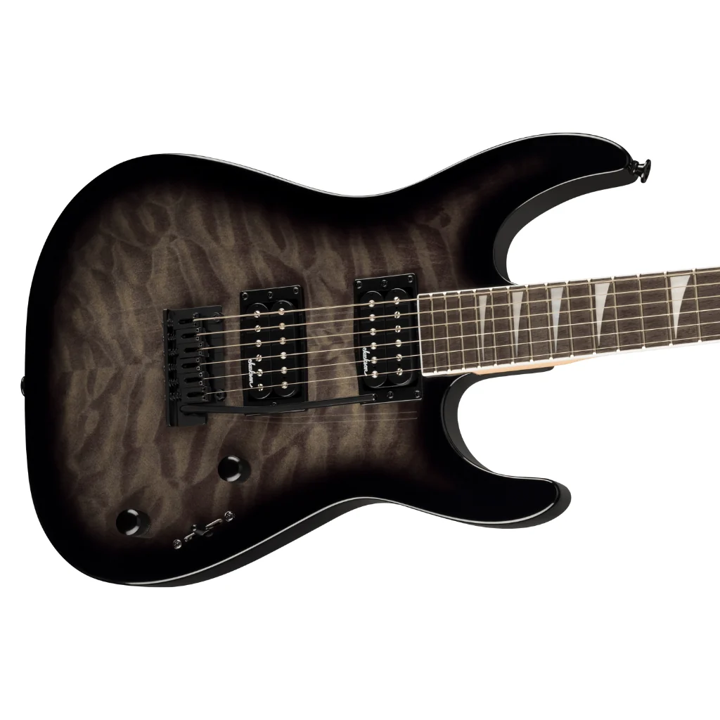 Jackson JS Series Dinky JS20 DKQ 2PT in Transparent Black Burst - Image 6