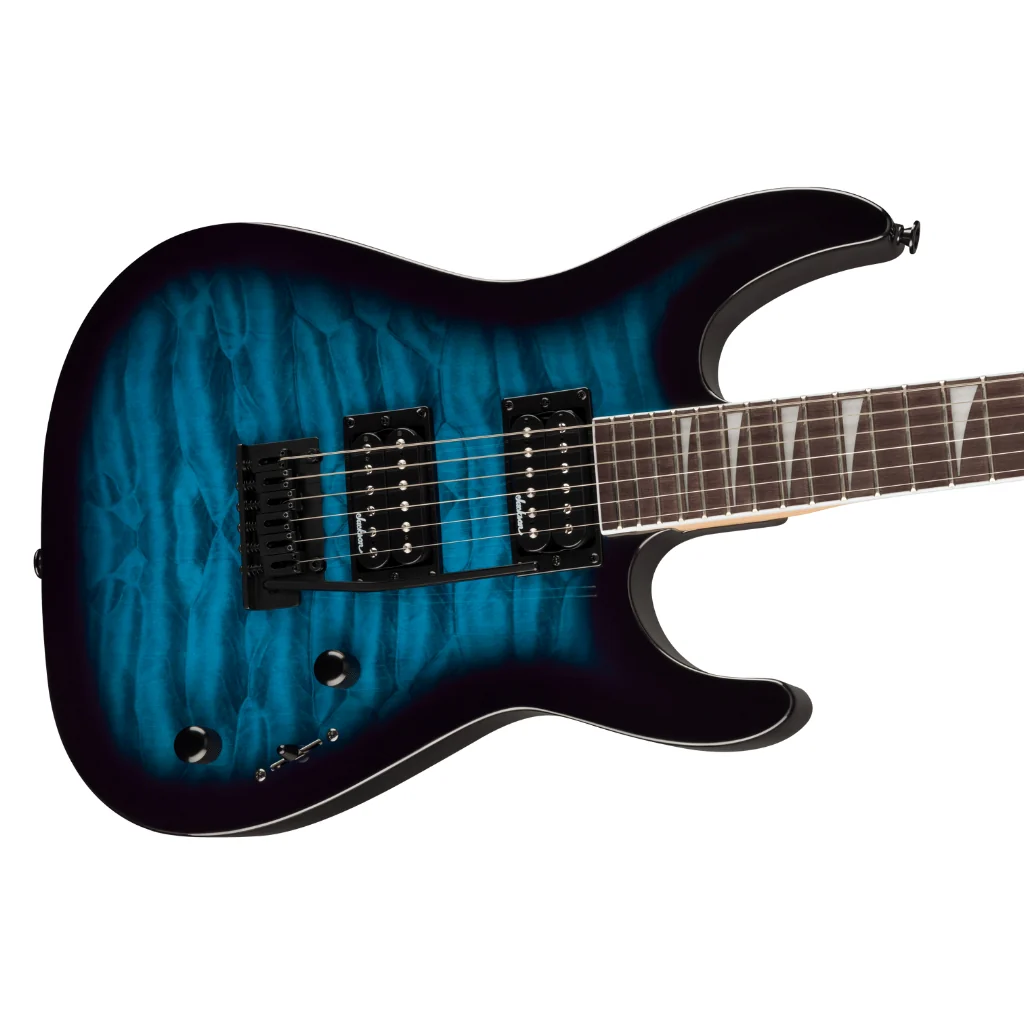 Jackson JS Series Dinky JS20 DKQ 2PT in Transparent Blue Burst - Image 6