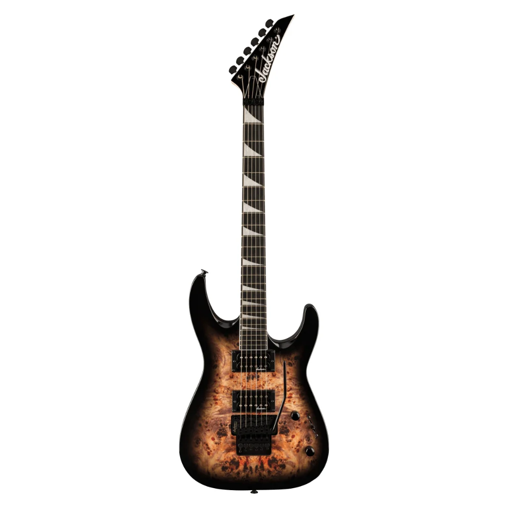 Jackson JS Series Dinky JS32 DKAP in Transparent Black Burst - Image 2