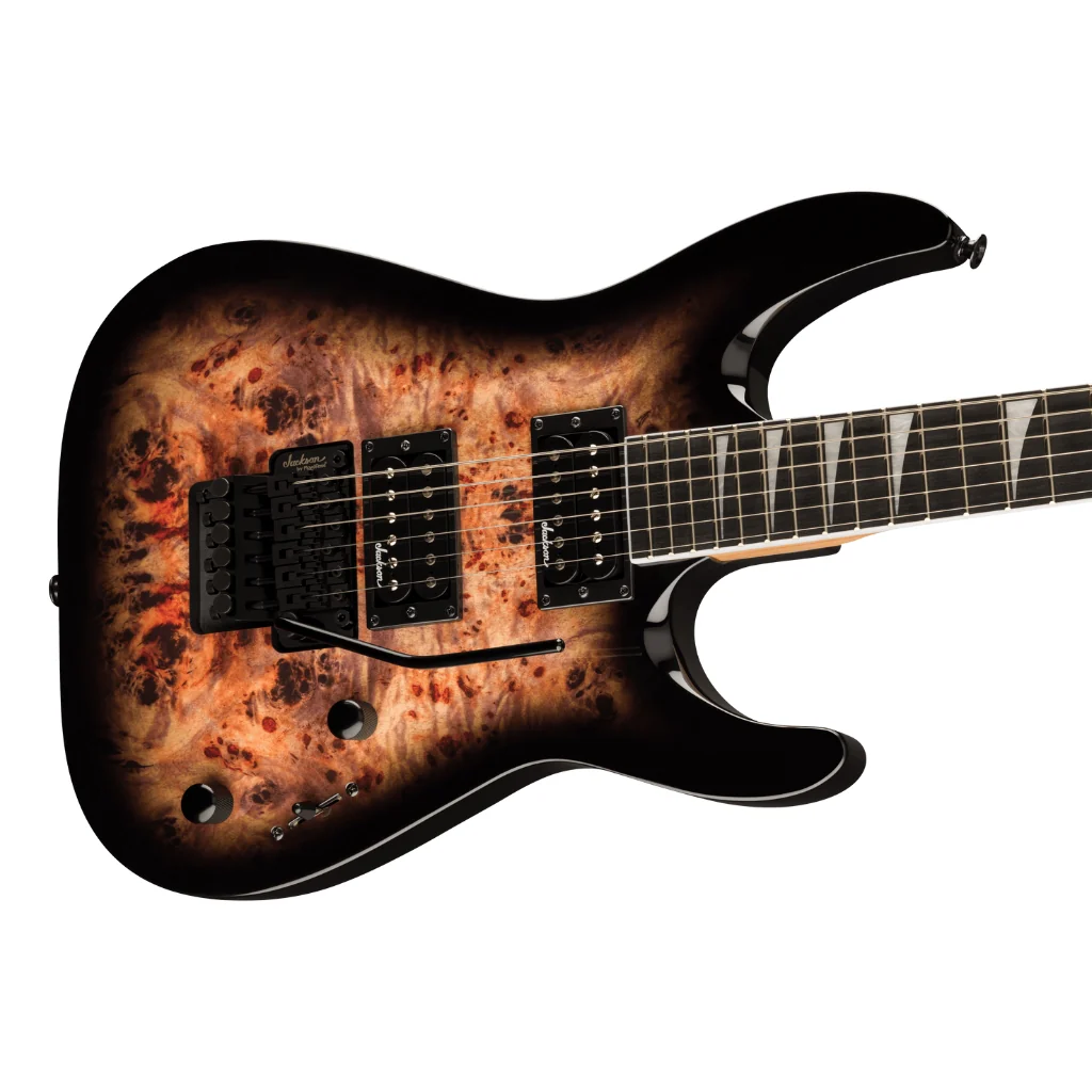 Jackson JS Series Dinky JS32 DKAP in Transparent Black Burst - Image 6