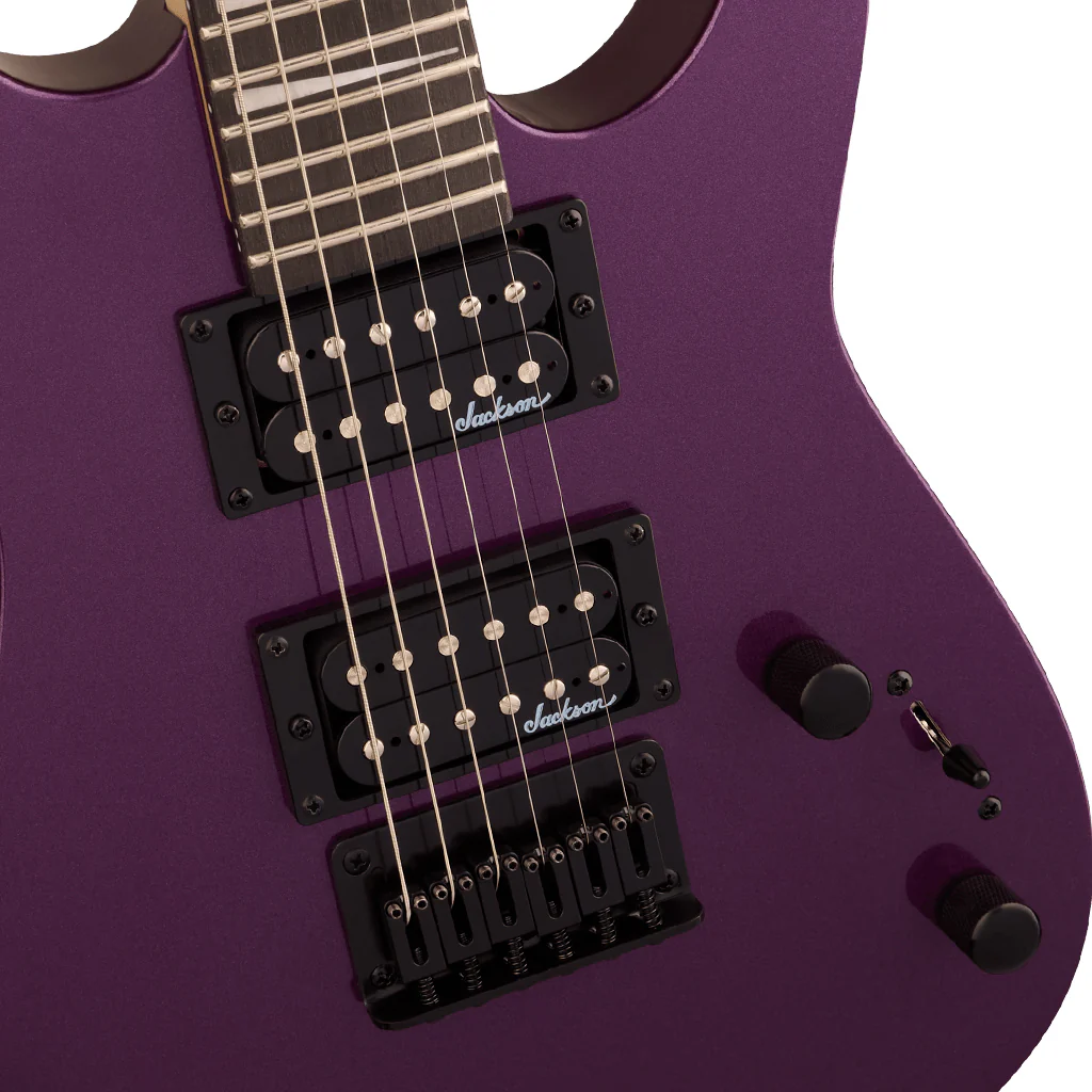 Jackson JS Series Dinky Minion JS1X Amaranth Fingerboard Electric Guitar - Pavo Purple - Image 7