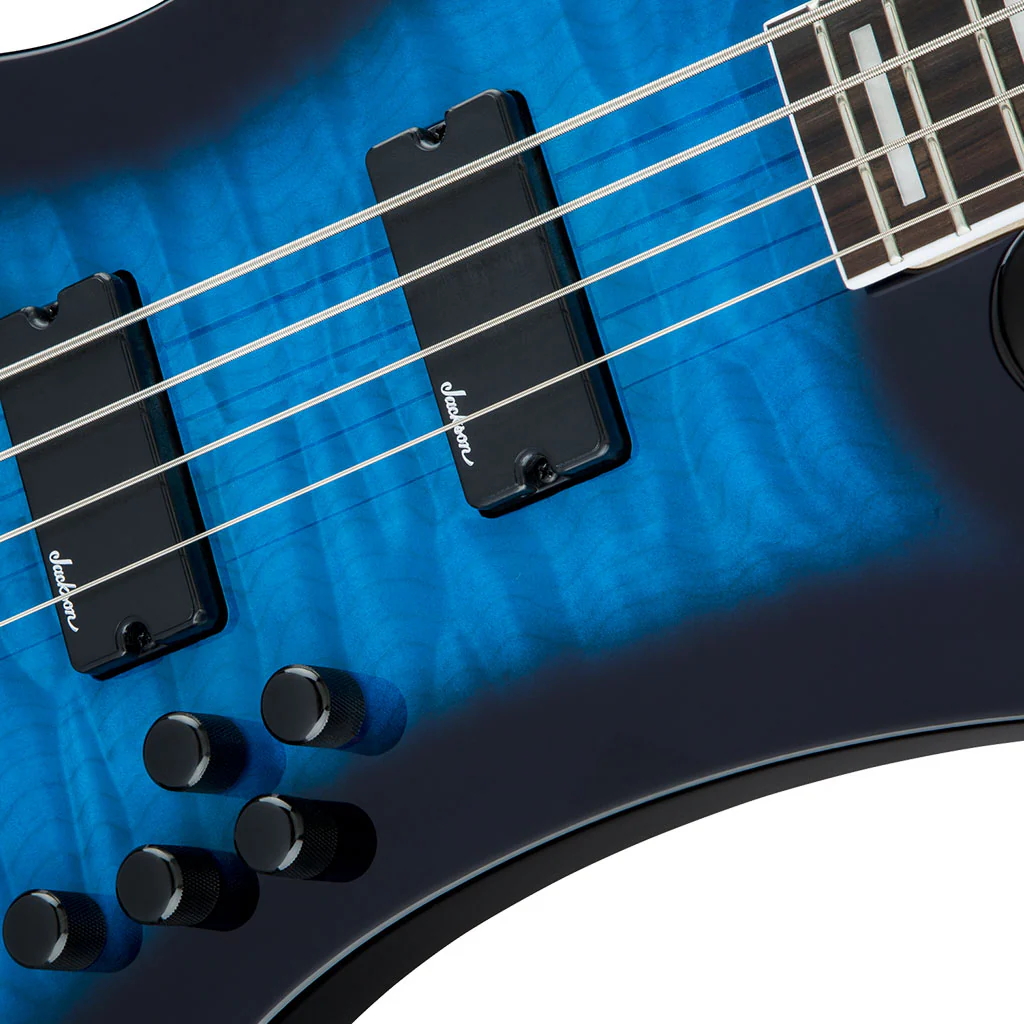 Jackson JS Series JS3Q Kelly Bird - Transparent Blue Burst | Bass Guitars | 2919093585 - Image 6