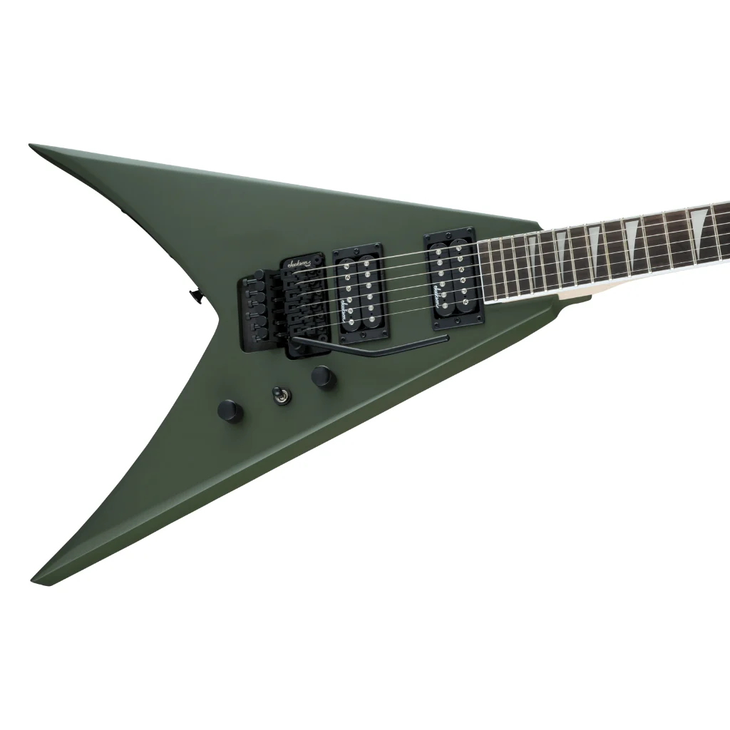 Jackson JS Series King V JS32 Electric Guitar - Matte Army Drab, Amaranth Fingerboard - Image 7