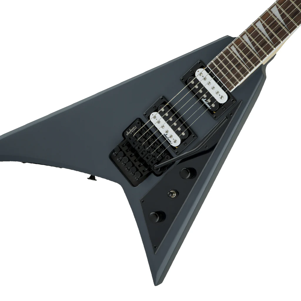 Jackson - JS Series Rhoads JS32, Amaranth Fingerboard, Satin Gray | Electric Guitars | 2910147522 - Image 7