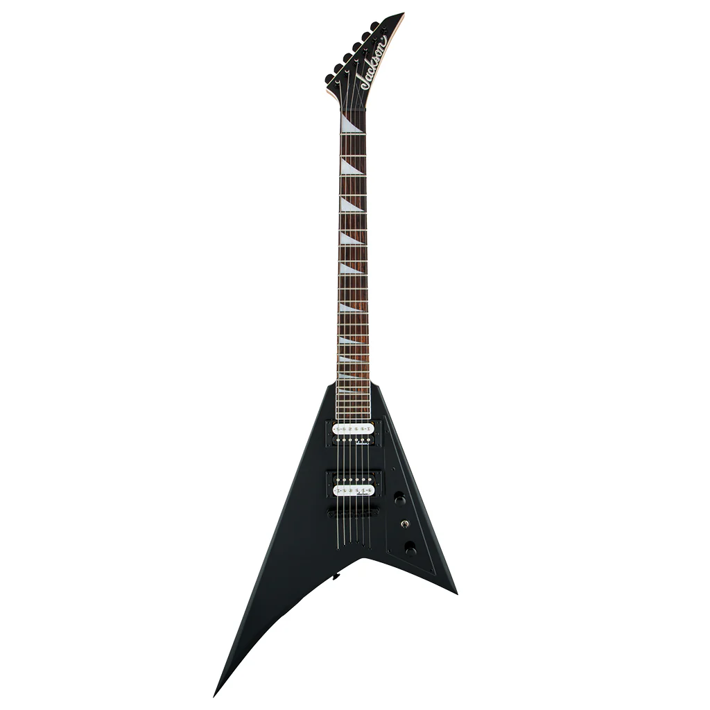Jackson JS Series Rhoads JS32T Electric Guitar - Satin Black, Amaranth Fingerboard - Image 2