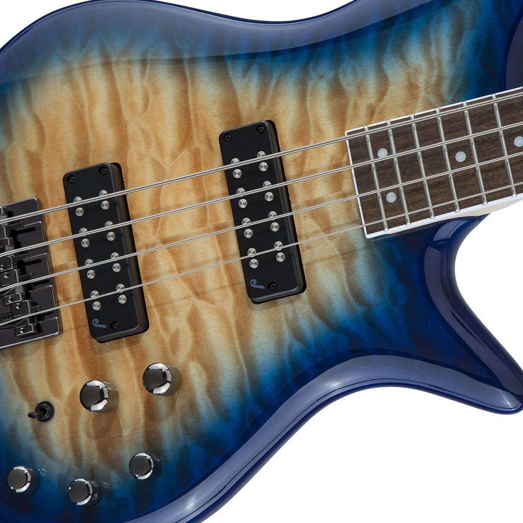 Jackson JS Series Spectra Bass JS3Q - Amber Blue Burst | Bass Guitars | 2919007558 - Image 4