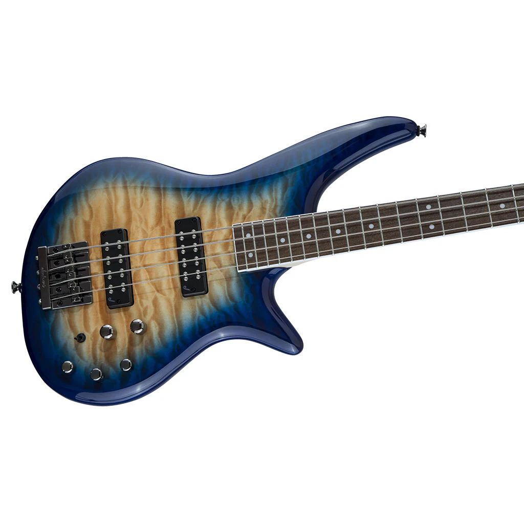 Jackson JS Series Spectra Bass JS3Q - Amber Blue Burst | Bass Guitars | 2919007558 - Image 5