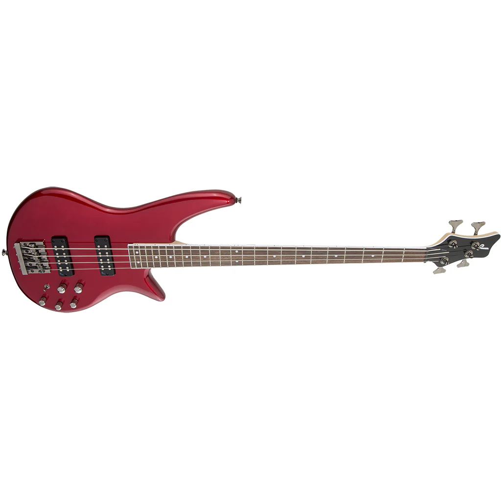 Jackson JS Series Spectra JS3 Bass Guitar - Metallic Red, Laurel Fingerboard - Image 7