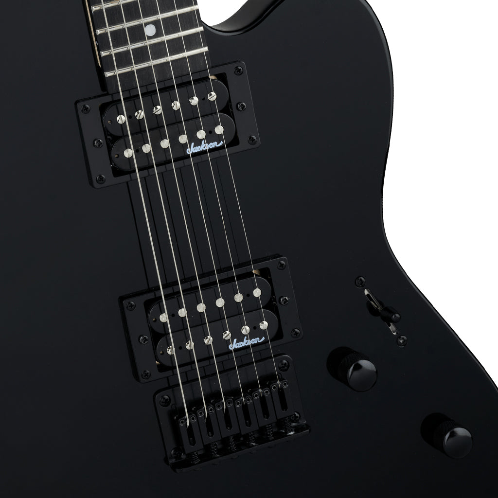 Jackson JS Series Surfcaster JS22 HT Electric Guitar Amaranth Fingerboard Gloss Black - Image 6
