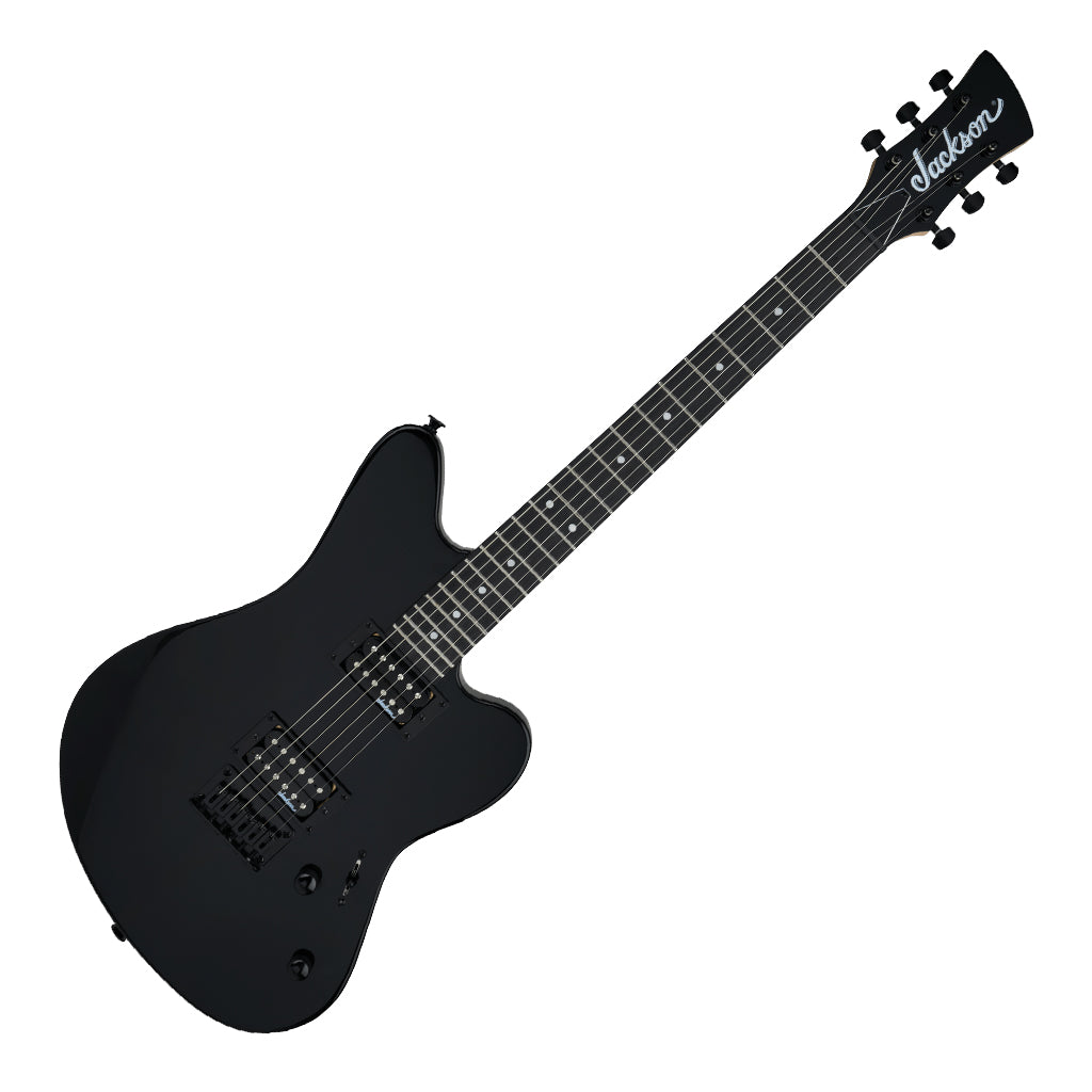 Jackson JS Series Surfcaster JS22 HT Electric Guitar Amaranth Fingerboard Gloss Black - Image 7