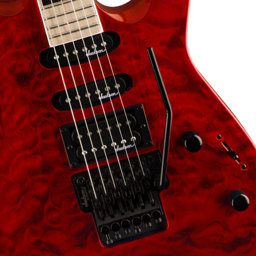 Jackson JS34Q Dinky DKA Transparent Red - Image 6