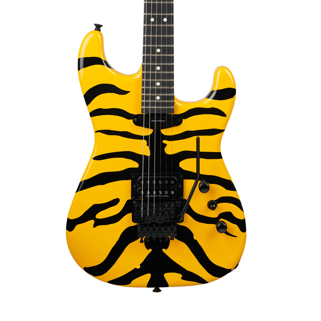 Jackson Pro Origins 1985 San Dimas SD1 HH FR Limited Edition Electric Guitar - Yellow Bengal
