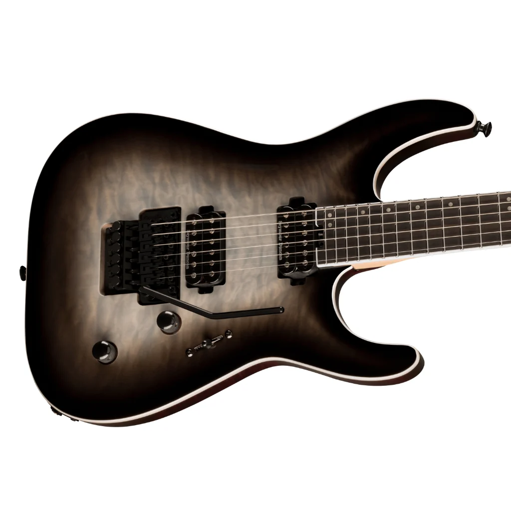 Jackson Pro Plus Series Dinky™ DKAQ, Ebony Fingerboard, Ghost Burst - Image 6