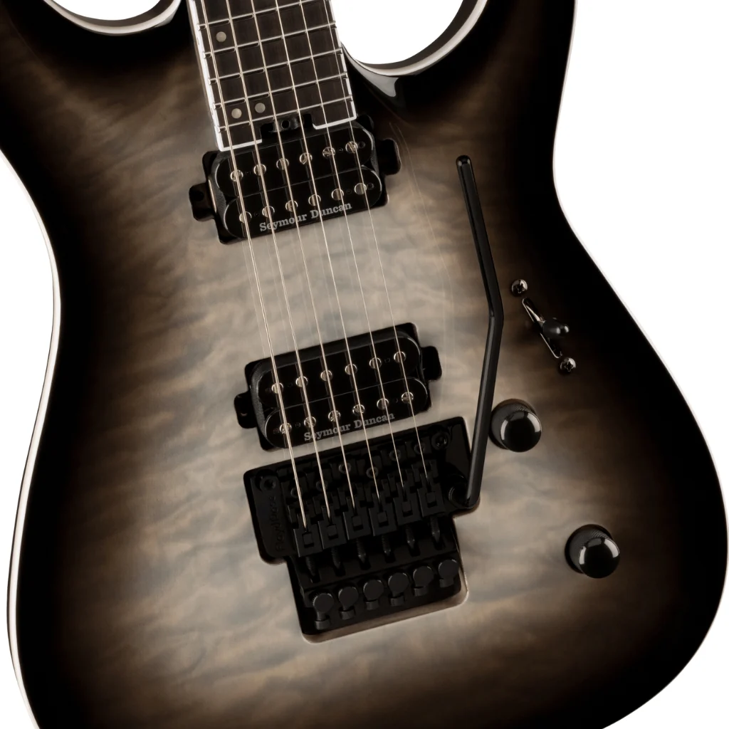 Jackson Pro Plus Series Dinky™ DKAQ, Ebony Fingerboard, Ghost Burst - Image 7