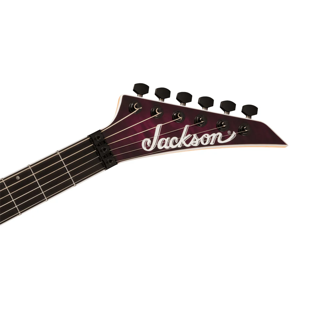 Jackson Pro Plus Series Dinky™ DKAQ, Ebony Fingerboard, Transparent Purple Burst - Image 4