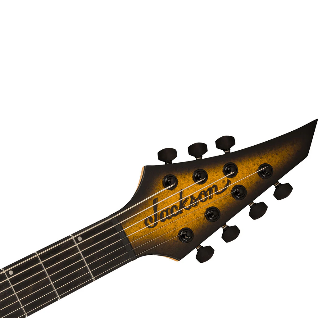 Jackson Pro Plus Series DK Modern Evertune 7, Ebony Fingerboard, Gold Sparkle - Image 4