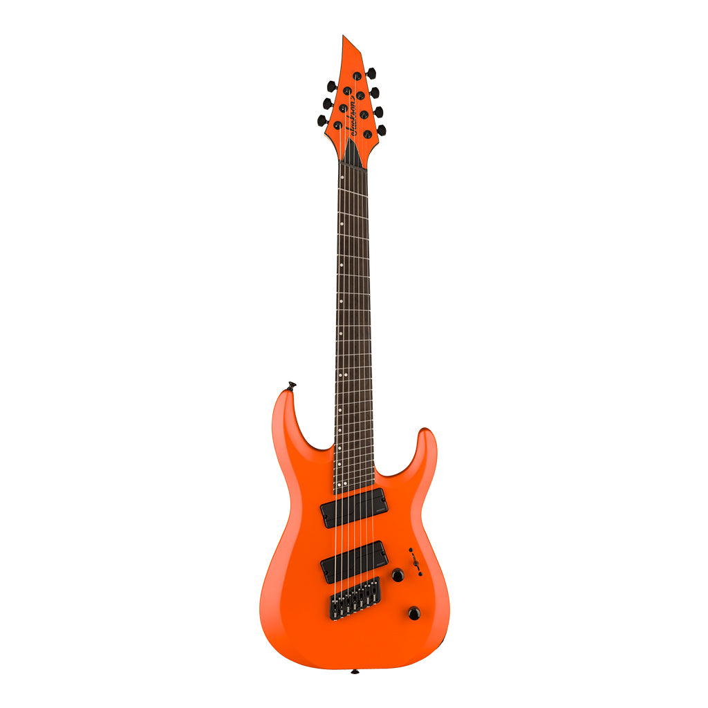 Jackson Pro Plus Series DK Modern HT7 MS, Ebony Fingerboard, Satin Orange Crush - Image 2