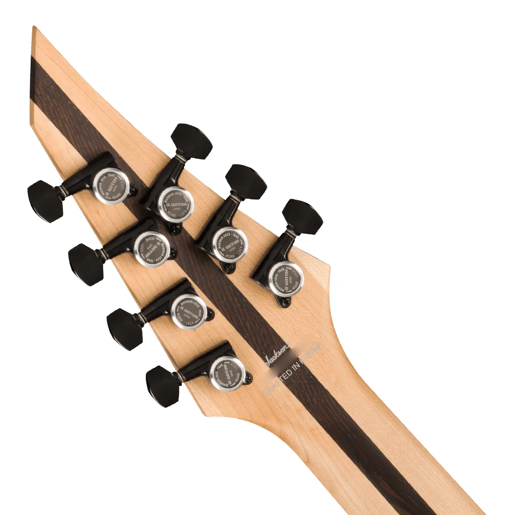 Jackson Pro Plus Series DK Modern HT7 MS, Ebony Fingerboard, Satin Orange Crush - Image 5