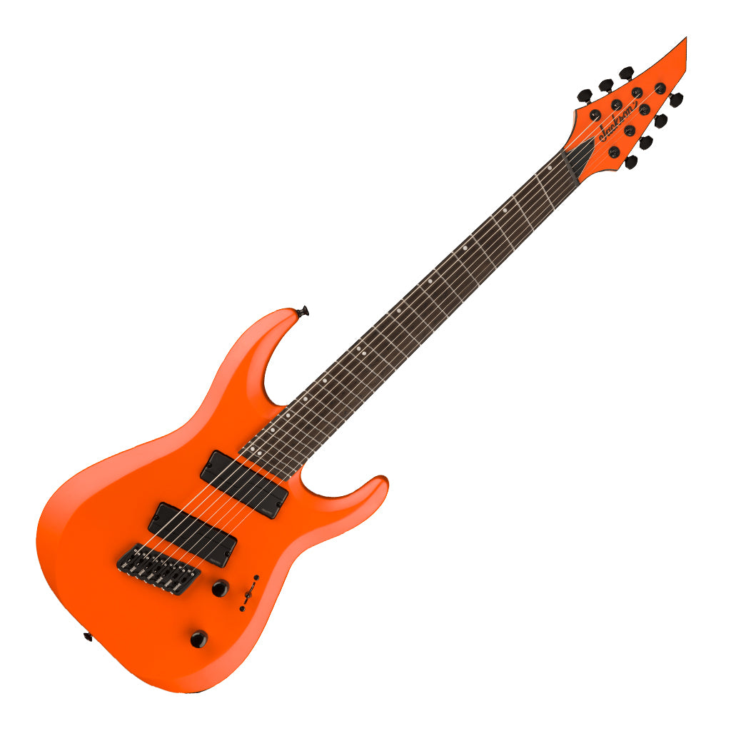 Jackson Pro Plus Series DK Modern HT7 MS, Ebony Fingerboard, Satin Orange Crush - Image 7