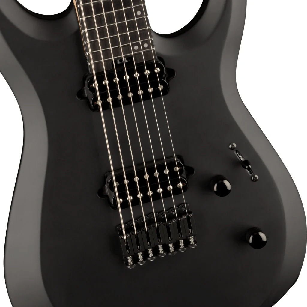 Jackson Pro Plus Series DK Modern MDK7 HT, Ebony Fingerboard, Satin Black - Image 7