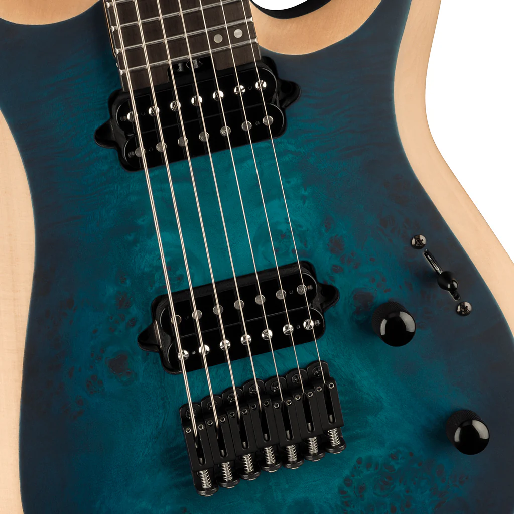 Jackson Pro Plus Series DK Modern MDK7P HT, Ebony Fingerboard, Chlorine Burst - Image 6