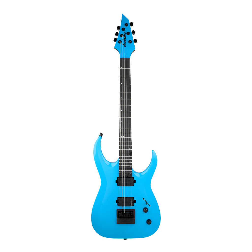 Jackson Pro Plus Series Misha Mansoor Juggernaut ET6 Electric Guitar Ebony Fingerboard Riviera Blue - Image 2