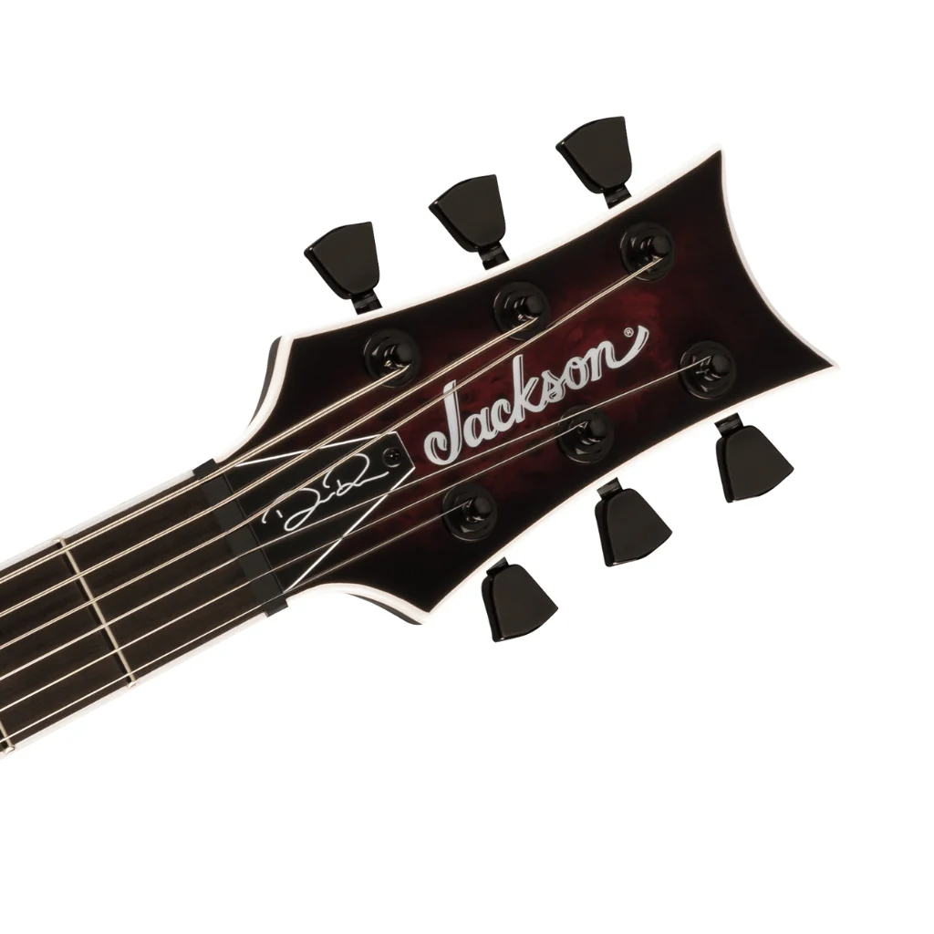 Jackson Pro Series Signature Diamond Rowe DR24MG EVTN6 with Ebony Fingerboard - Dark Rose - Image 5