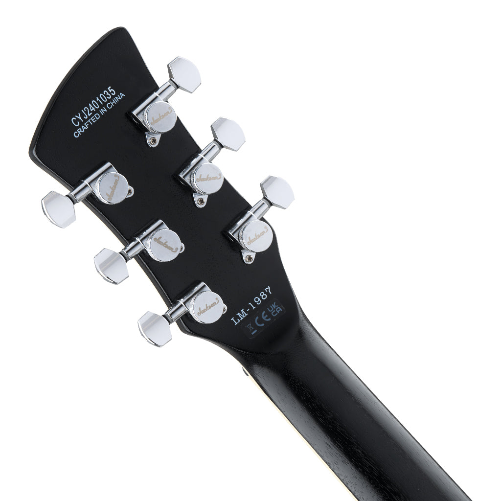 Jackson Pro Series Signature Lee Malia LM-87 Electric Guitar Amaranth Fingerboard Open Pore Black - Image 5